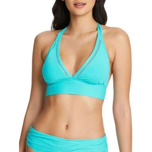 Bleu Rod Beattie Behind The Seams Halter Bikini Top 6 - Picture 3 of 7